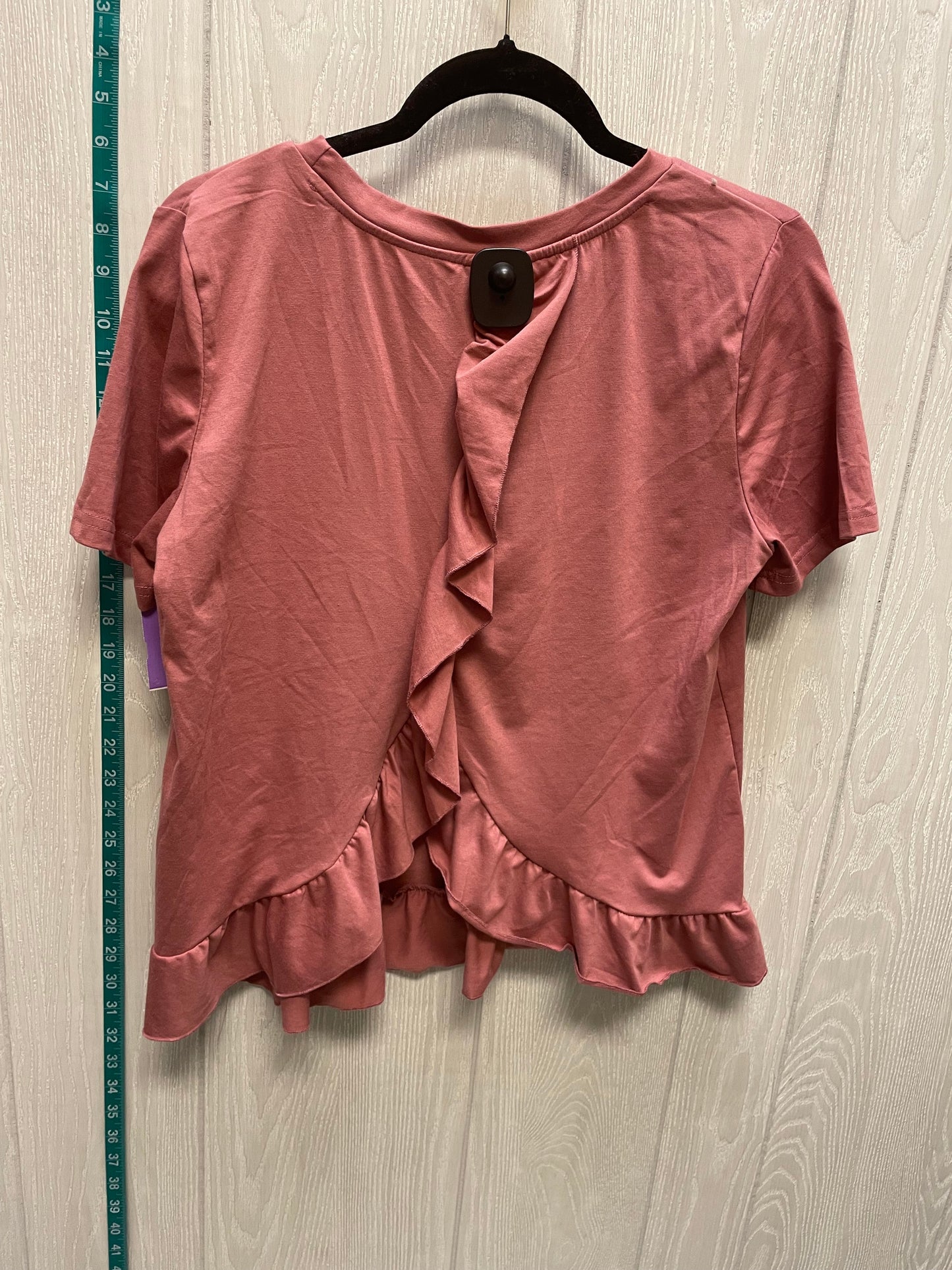 Pink Top Short Sleeve Shein, Size S