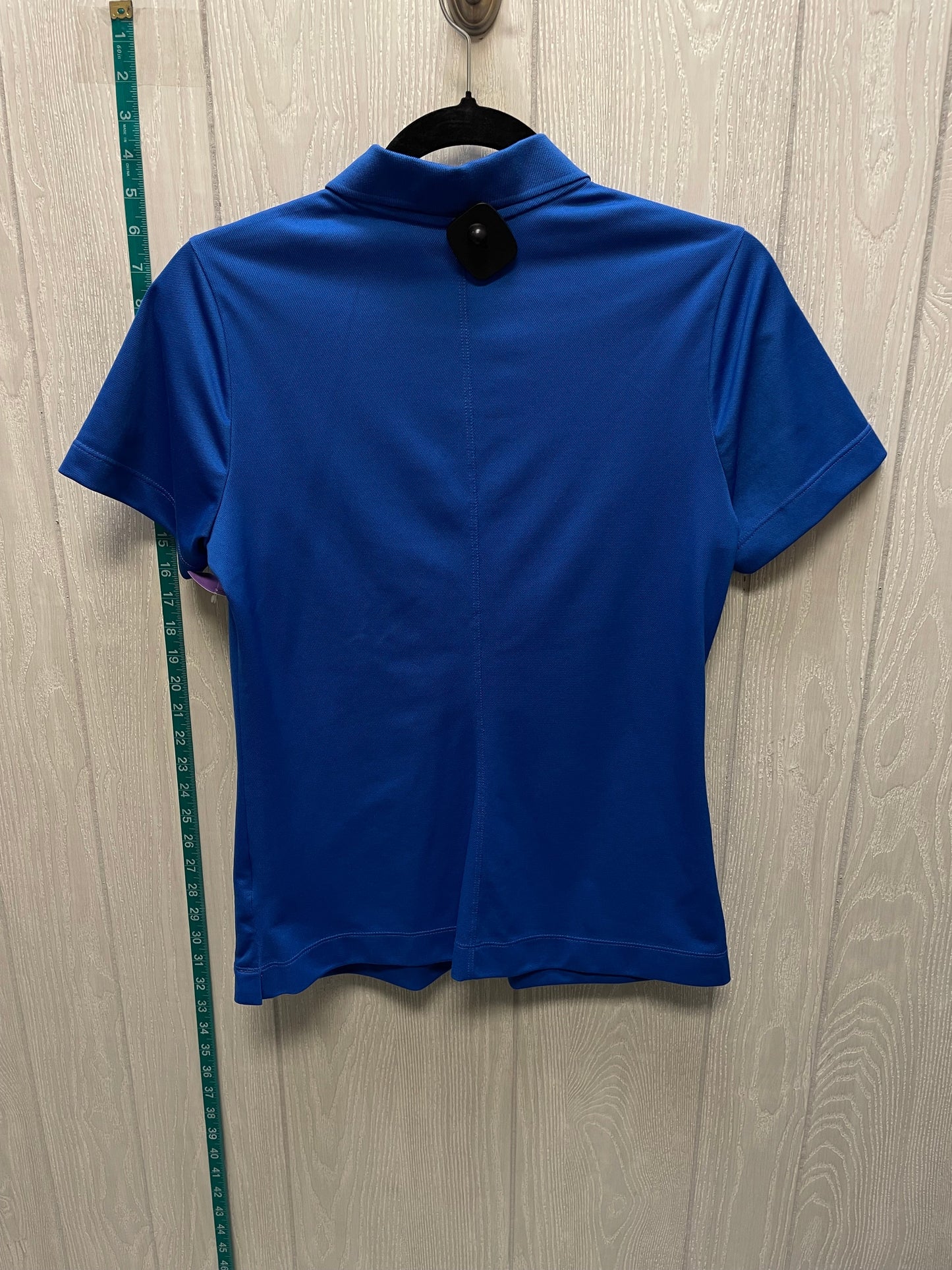 Blue Athletic Top Short Sleeve Nike Apparel, Size M