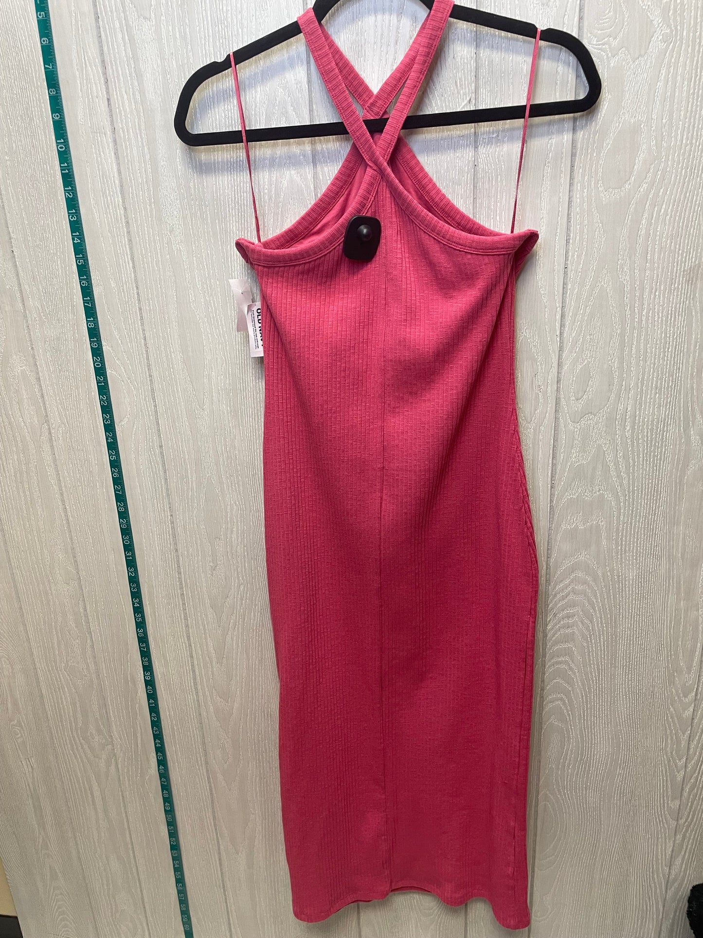 Dress Casual Midi By Old Navy In Coral, Size: L