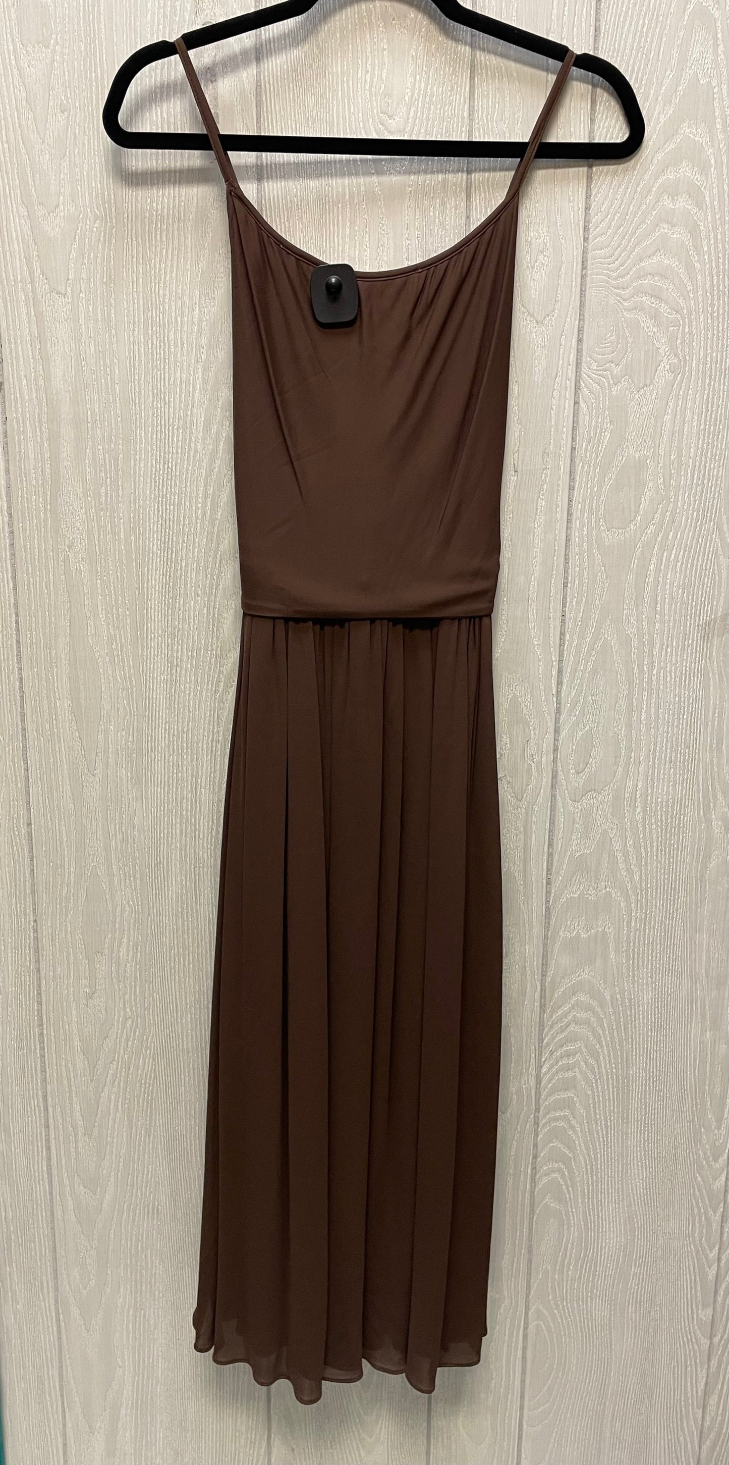 Dress Casual Midi By Michael Kors In Brown, Size: Xs