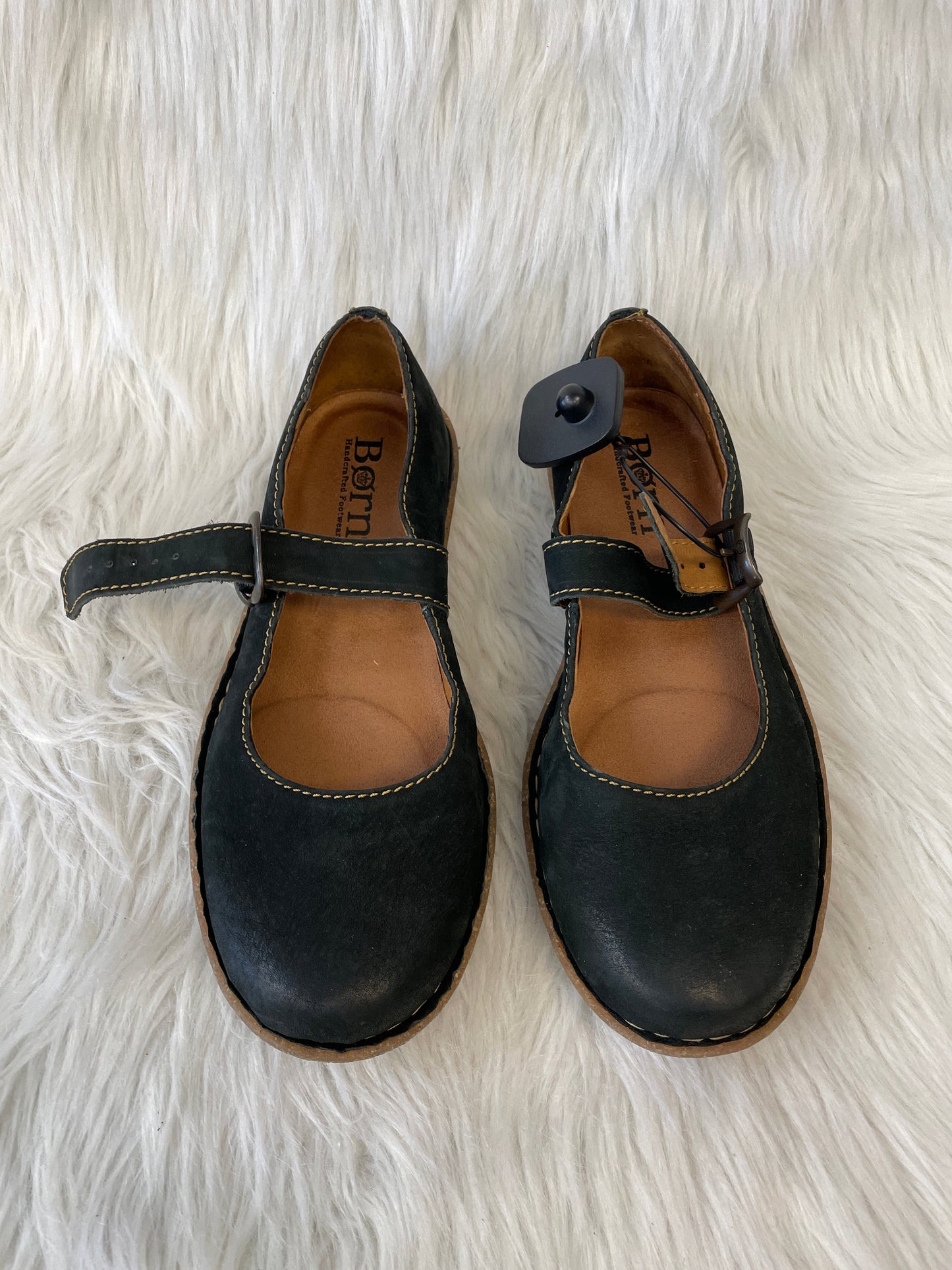 Shoes Flats By Born In Black, Size: 9