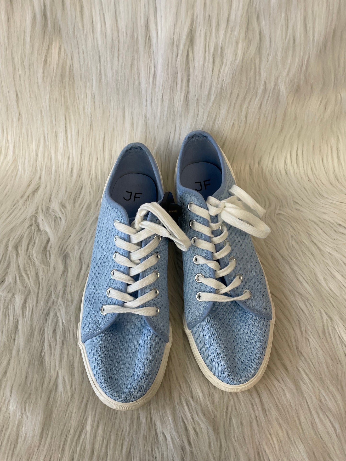 Shoes Sneakers By Just Fab In Blue, Size: 10