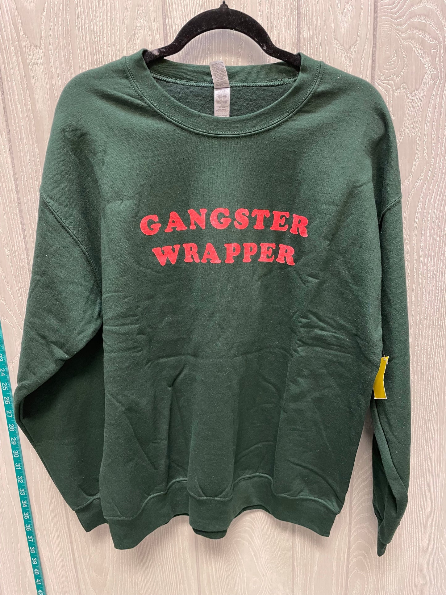 Sweatshirt Crewneck By Cmc In Green & Red, Size: L