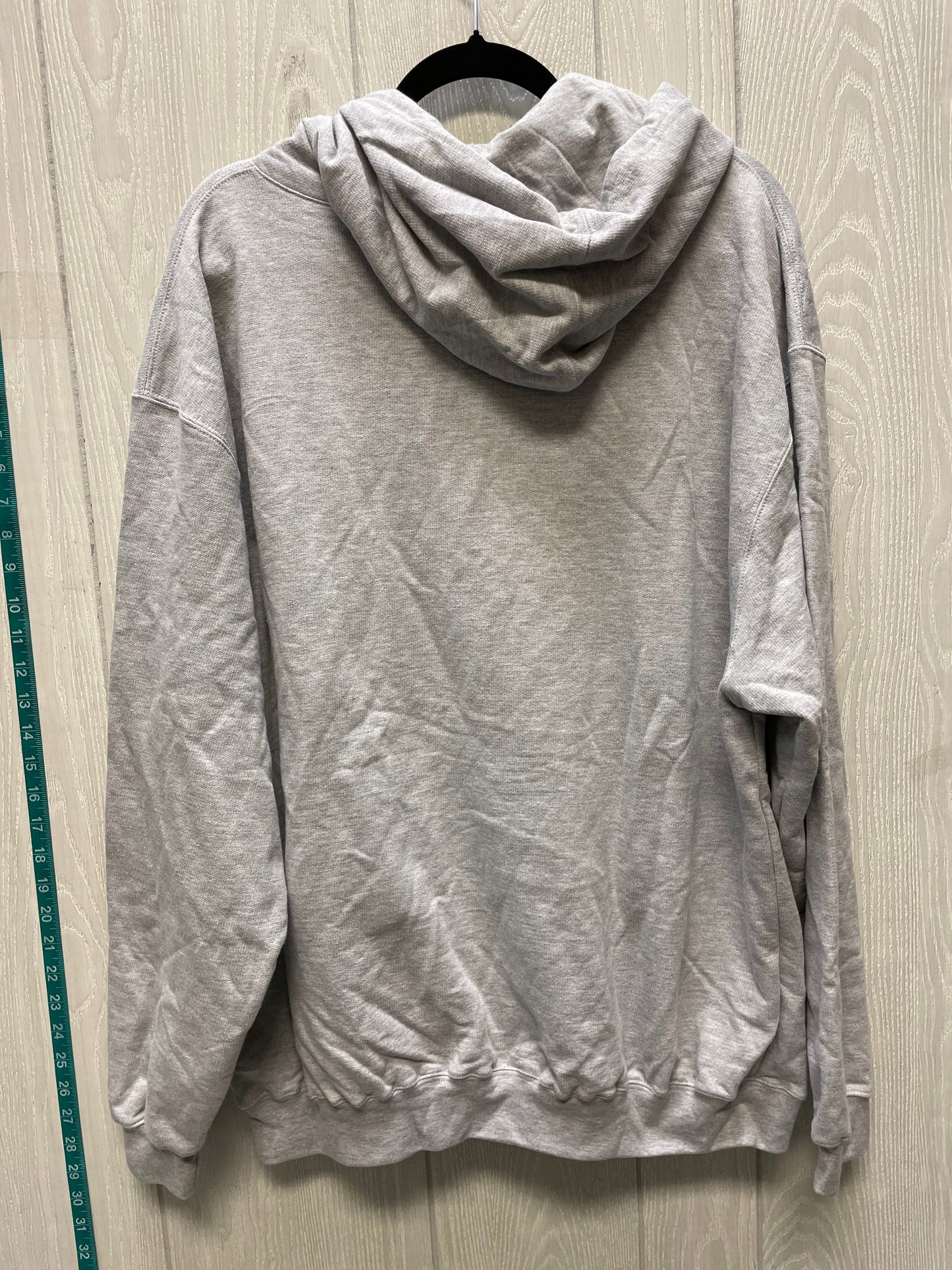 Sweatshirt Hoodie By Tultex In Grey, Size: Xl