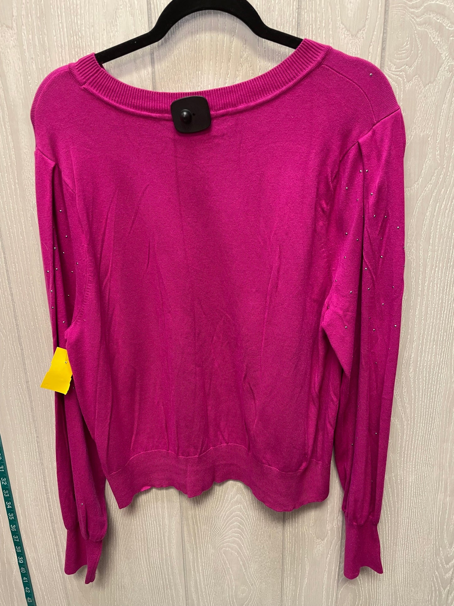 Sweater By Dkny In Purple, Size: Xl