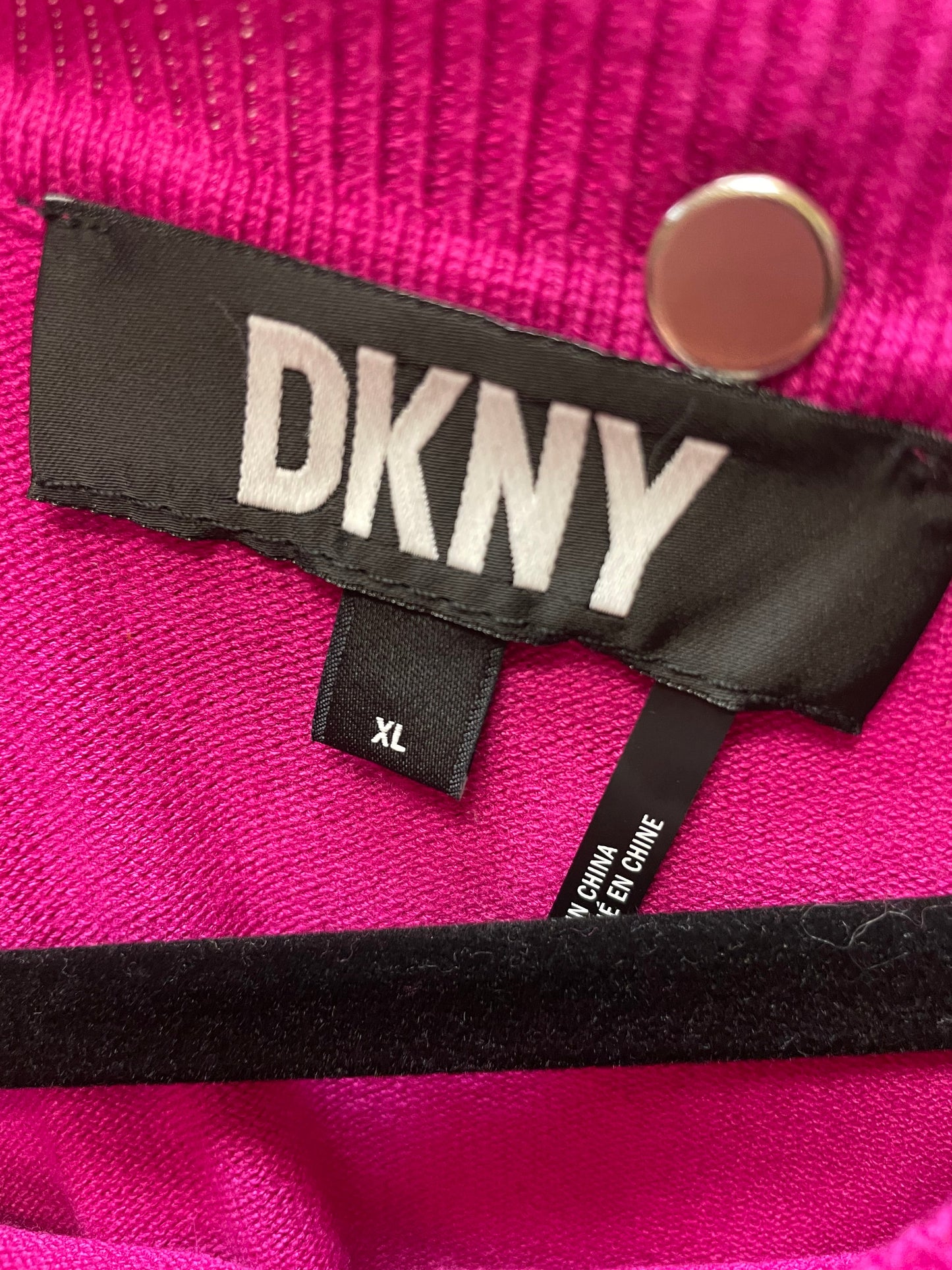 Sweater By Dkny In Purple, Size: Xl