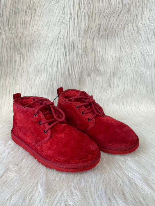 Shoes Designer By Ugg In Red, Size: 7.5