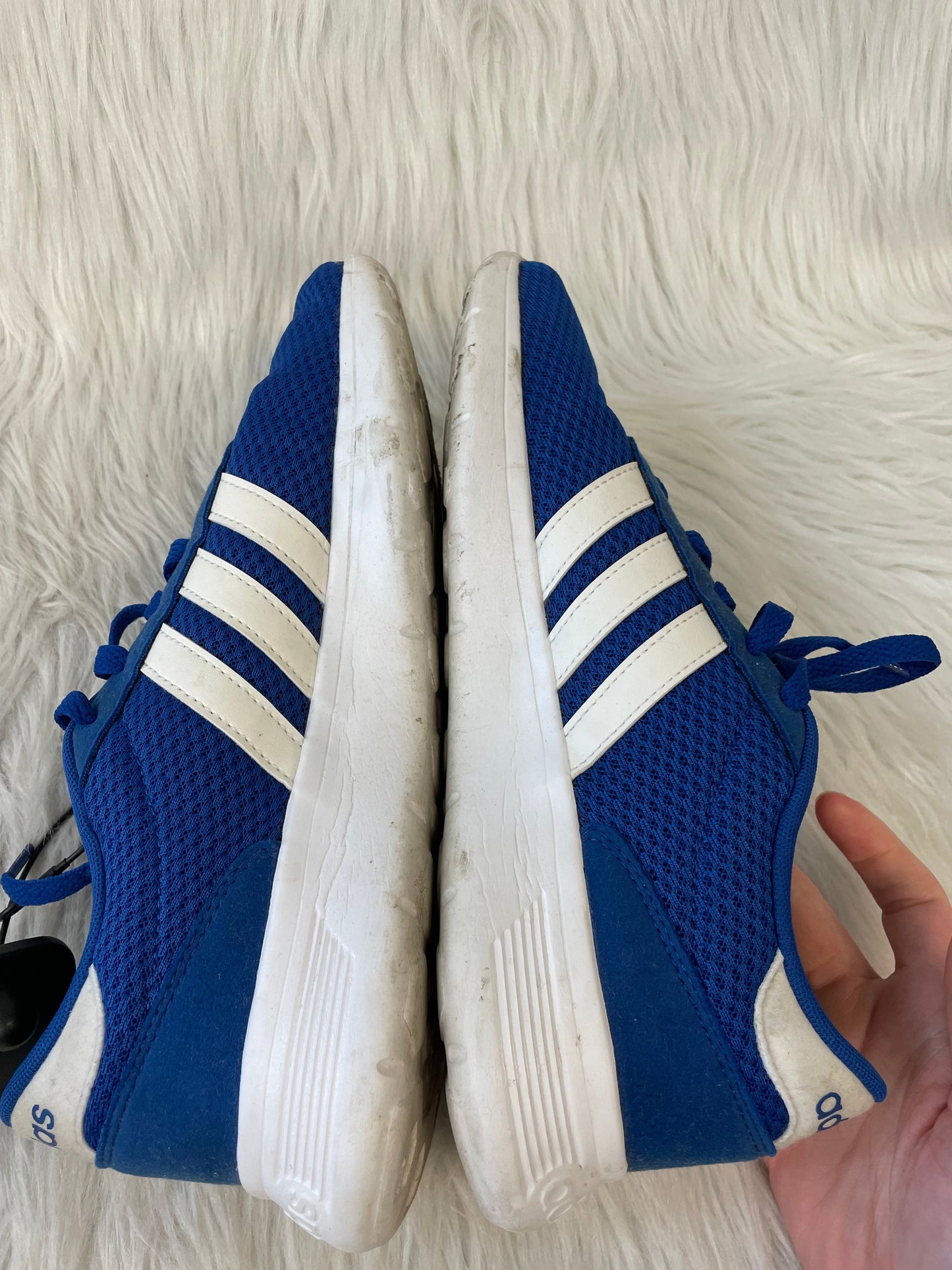 Shoes Athletic By Adidas In Blue, Size: 10