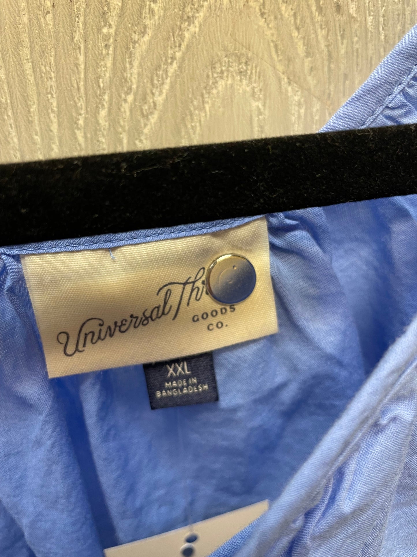 Top Long Sleeve By Universal Thread In Blue, Size: 1x