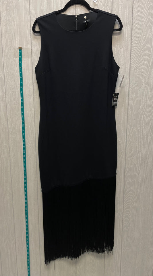 Dress Party Long By Express In Black, Size: L