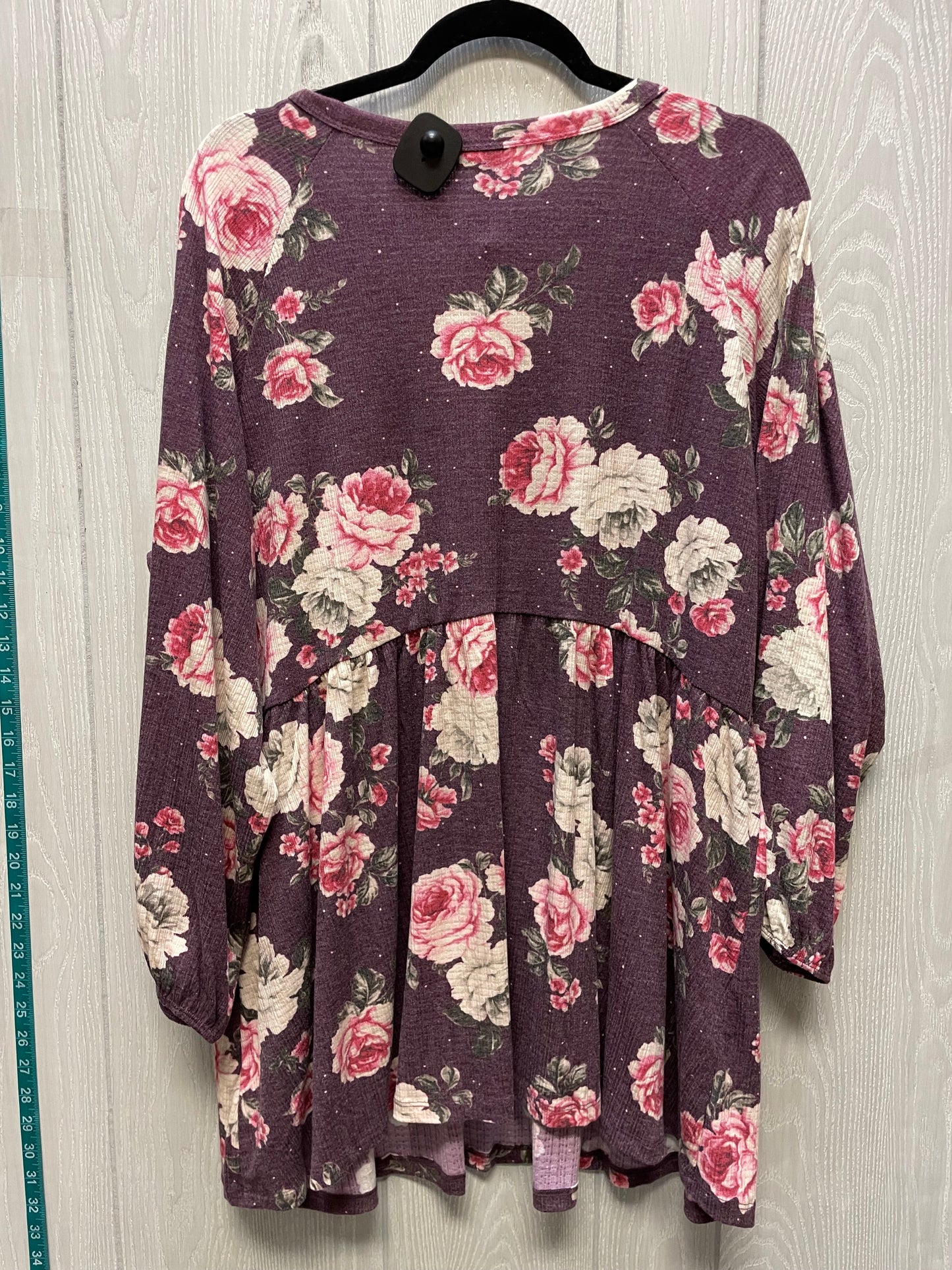 Top Long Sleeve By Torrid In Floral Print, Size: 3x