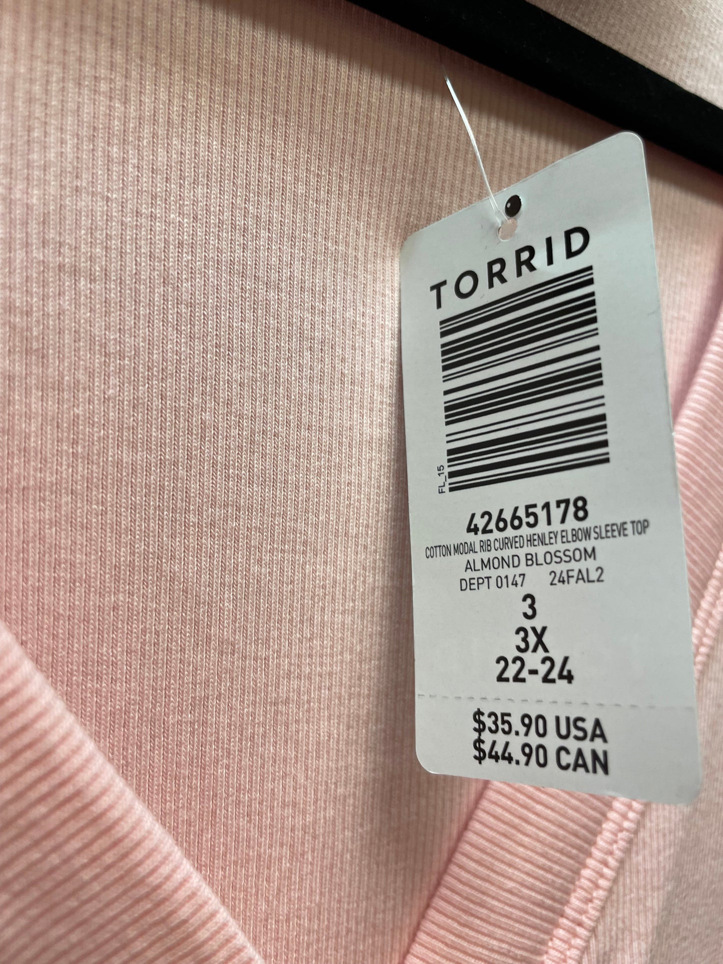 Top Short Sleeve By Torrid In Pink, Size: 3x