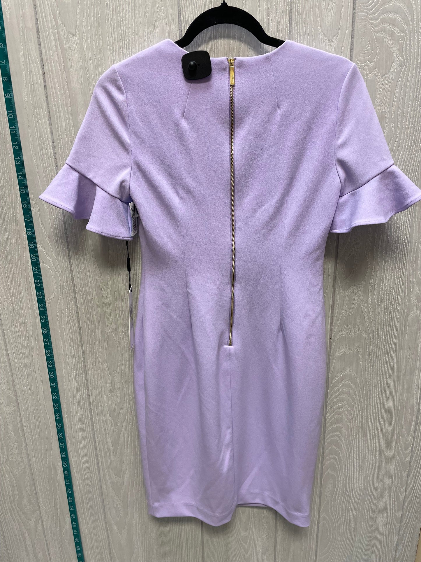 Dress Work By Calvin Klein In Purple, Size: S