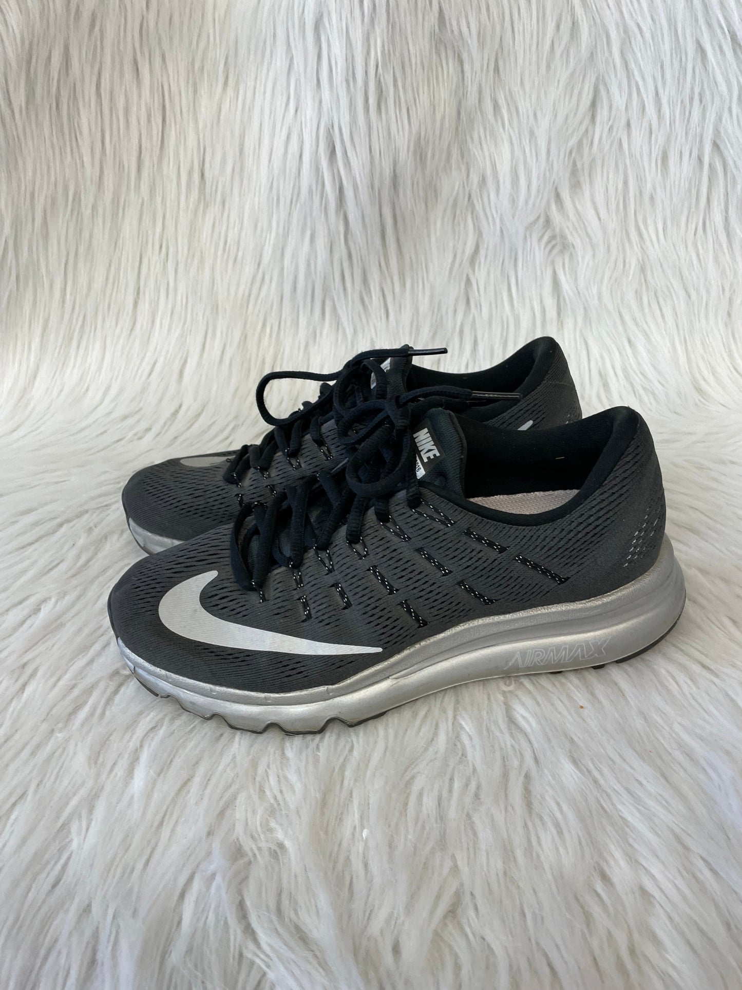 Shoes Athletic By Nike In Black & Grey, Size: 8