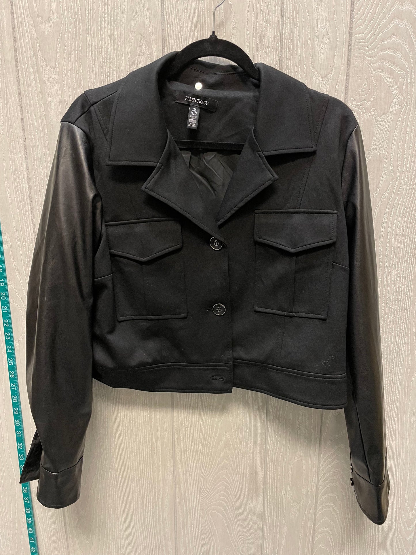 Jacket Other By Ellen Tracy In Black, Size: L