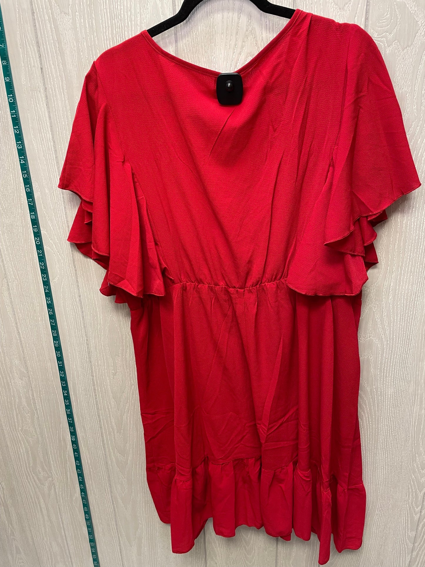 Dress Casual Short By Shein In Red, Size: 3x