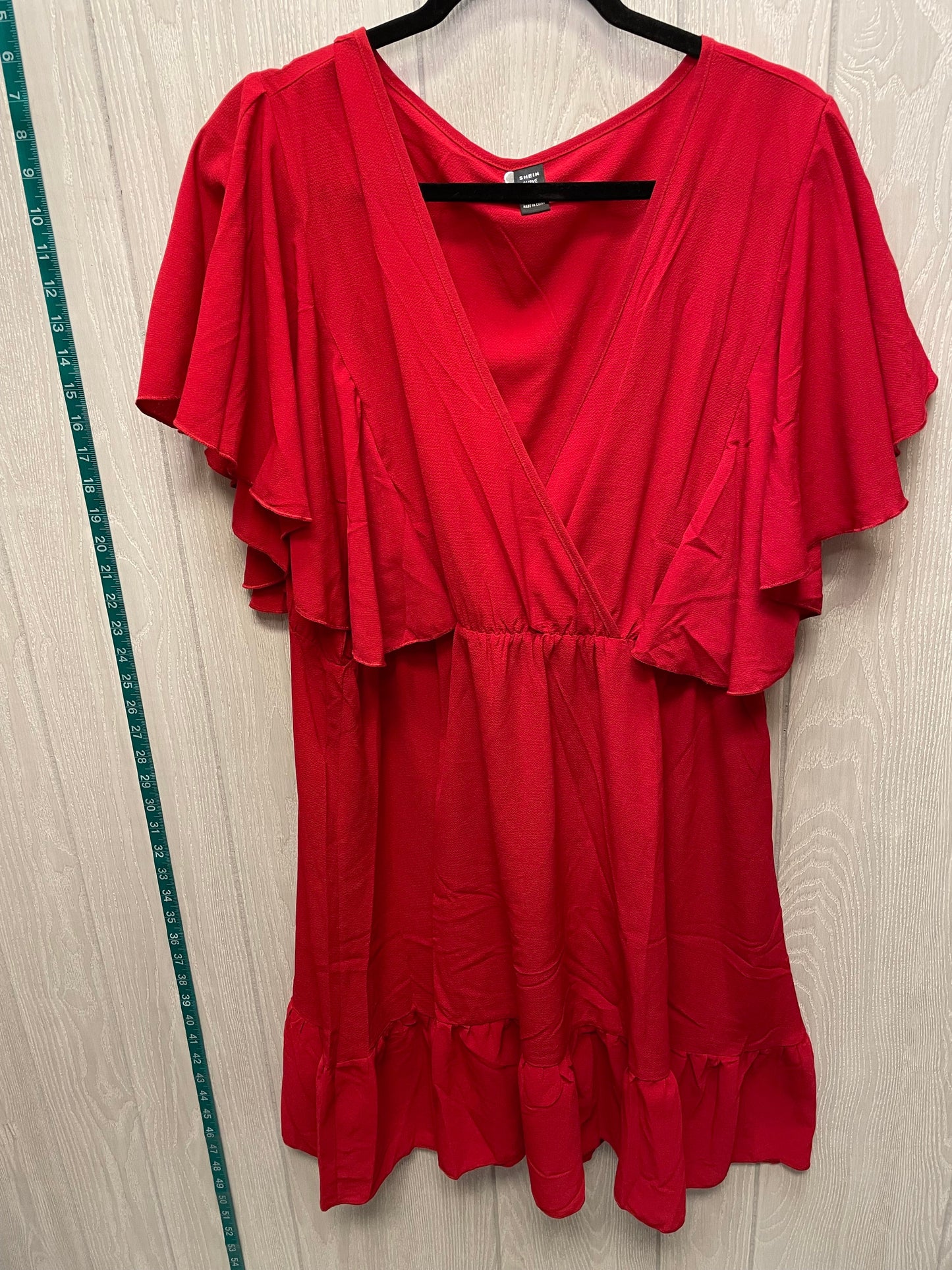 Dress Casual Short By Shein In Red, Size: 3x