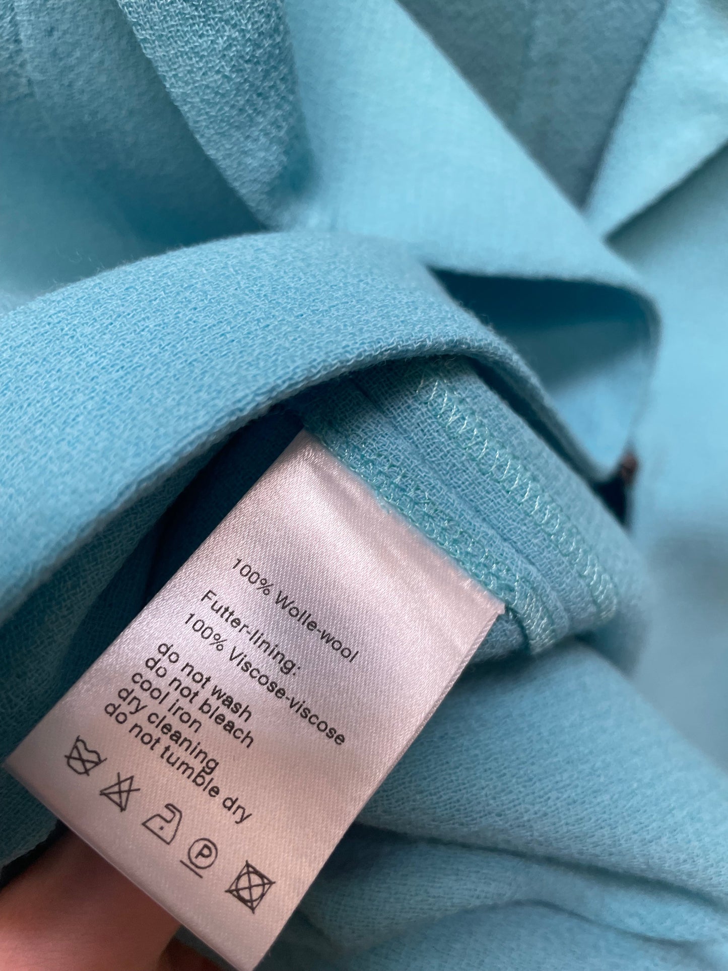 Blazer By Akris In Aqua, Size: L