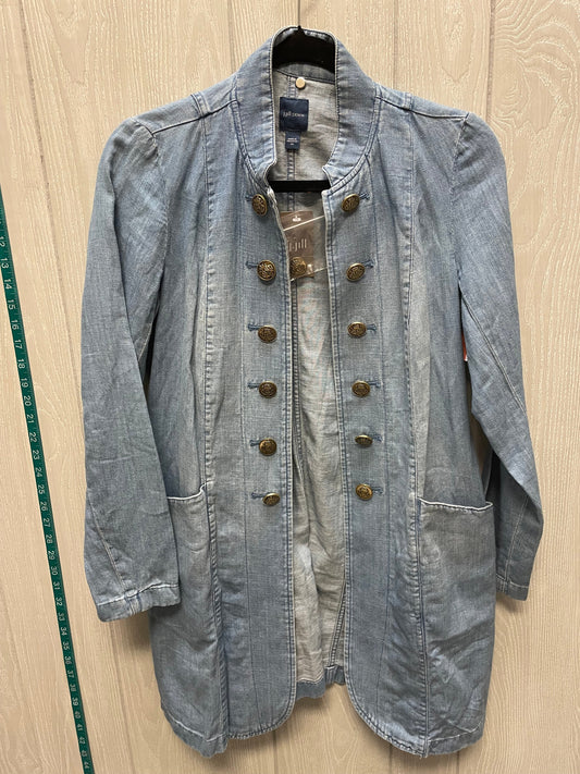 Jacket Denim By J. Jill In Blue Denim, Size: Xs