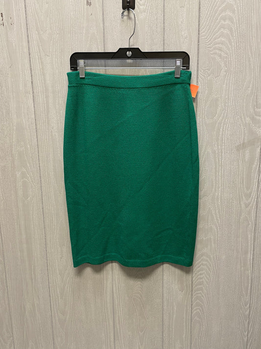 Skirt Luxury Designer By St John Collection In Green, Size: 4