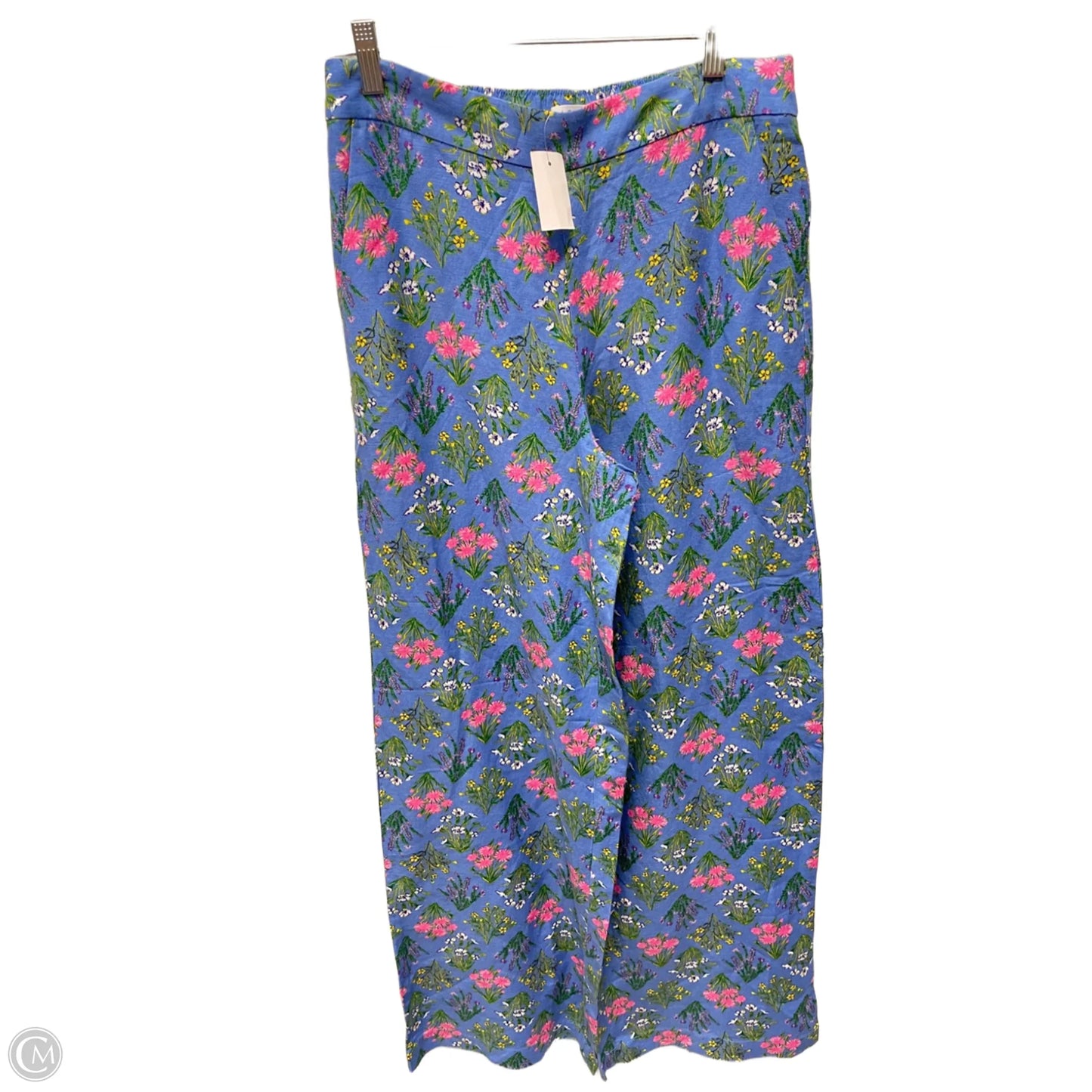 Pants Linen By Loft In Floral Print, Size: 2