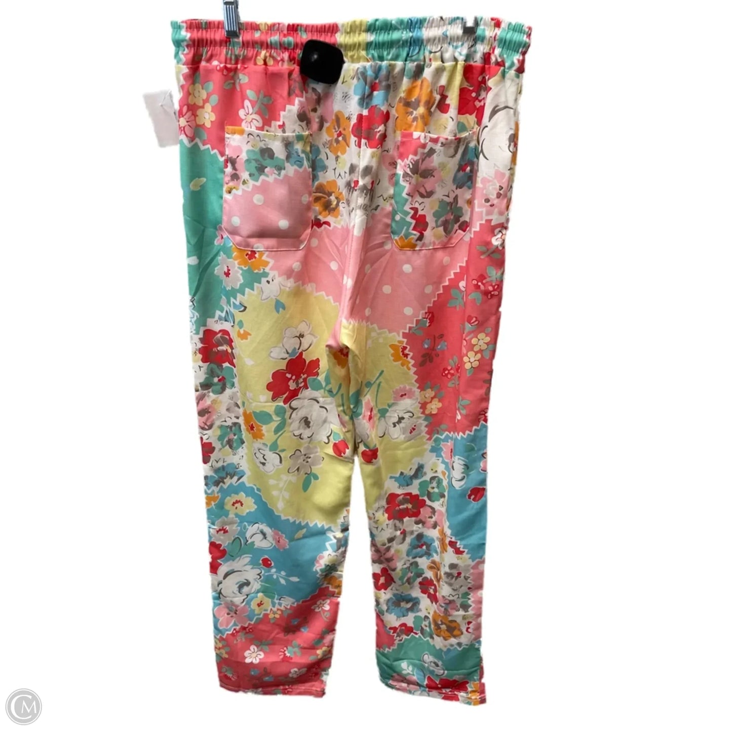 Pants Wide Leg By Victorias Secret In Orange & Pink, Size: 10