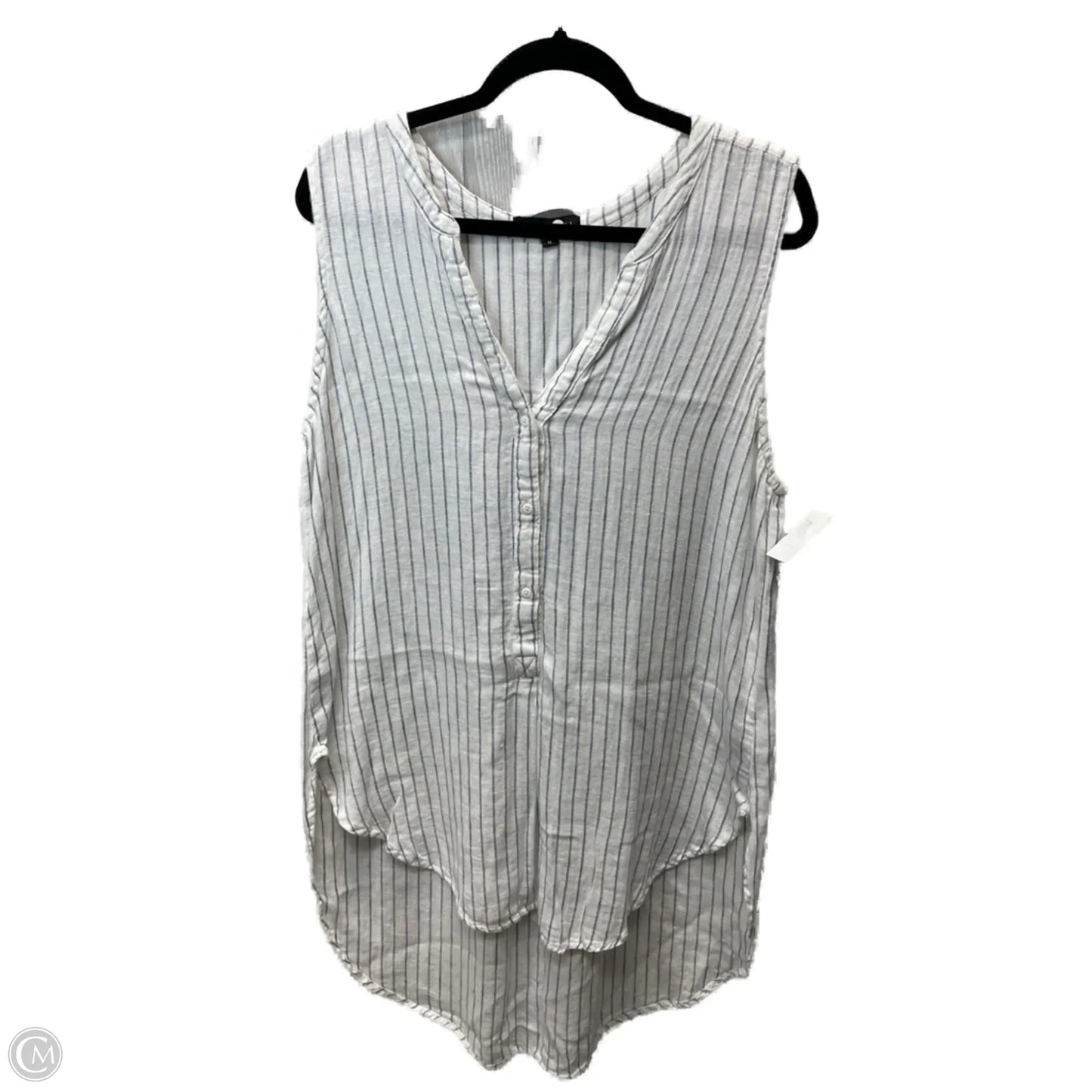 Tunic Sleeveless By Sanctuary In Striped Pattern, Size: M