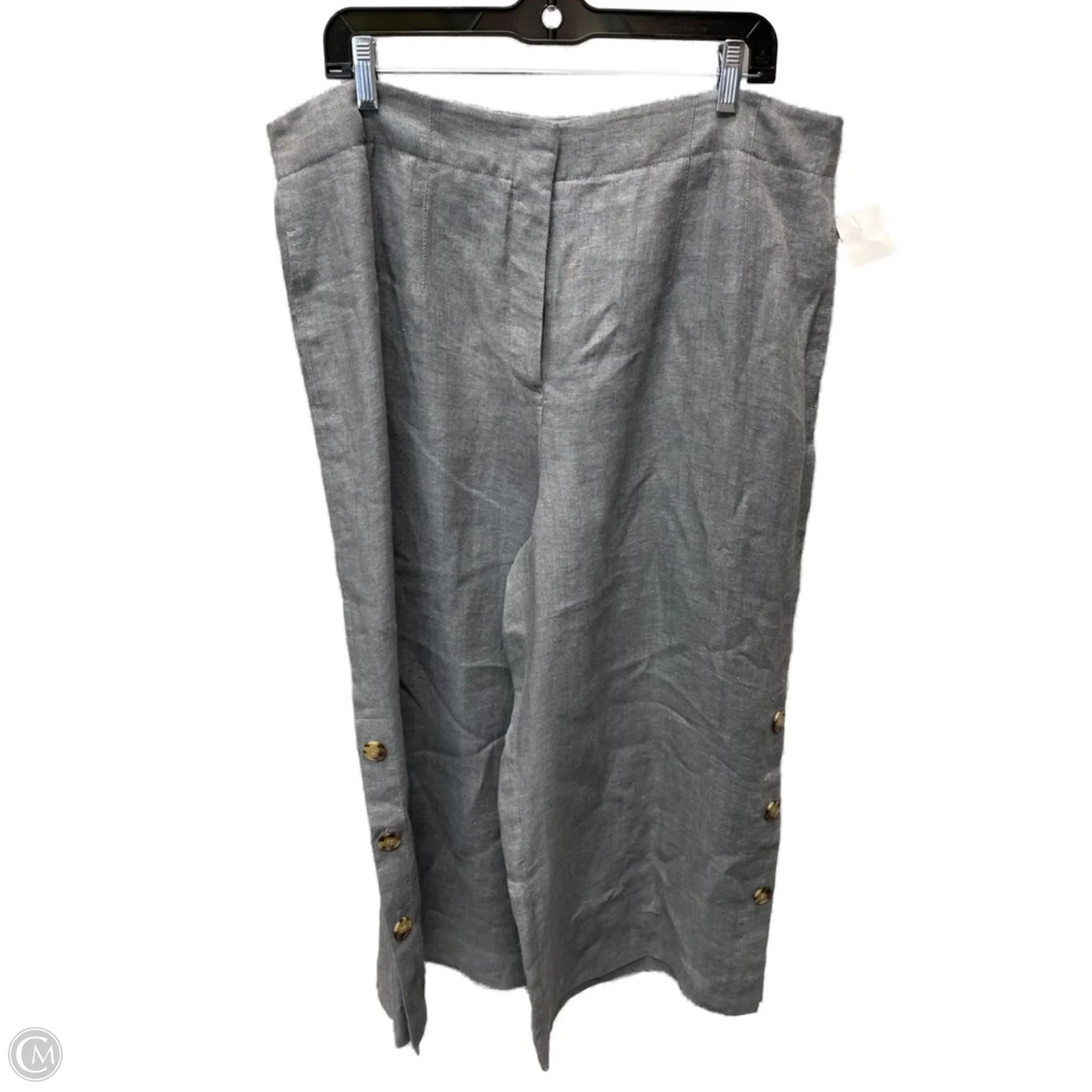 Pants Designer By Lafayette 148 In Grey, Size: 16