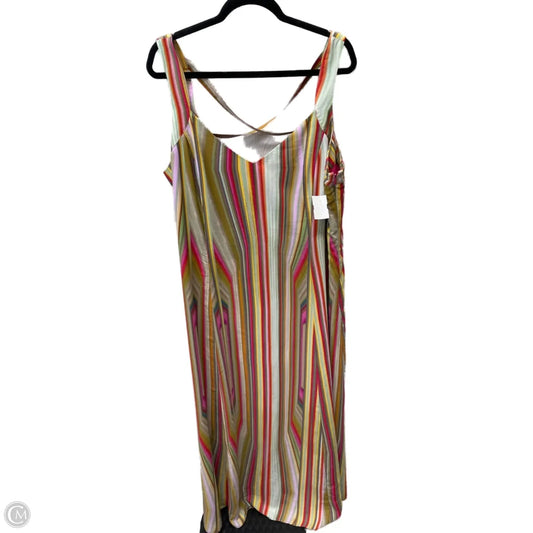 Dress Casual Maxi By Rachel Roy In Striped Pattern, Size: Xl
