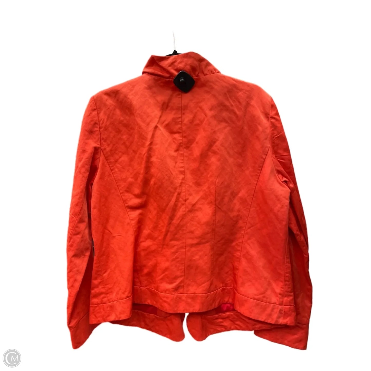 Jacket Designer By Lafayette 148 In Orange, Size: Xl