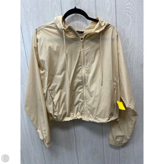 Jacket Windbreaker By All In Motion In Tan, Size: Xl