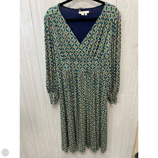 Dress Casual Short By Boden In Geometric Pattern, Size: M