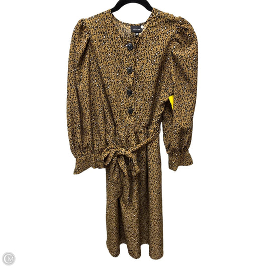 Dress Casual Short By Who What Wear In Animal Print, Size: M