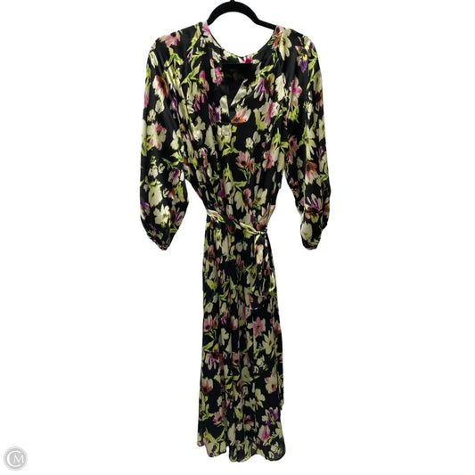 Dress Casual Midi By Vince Camuto In Floral Print, Size: 1x