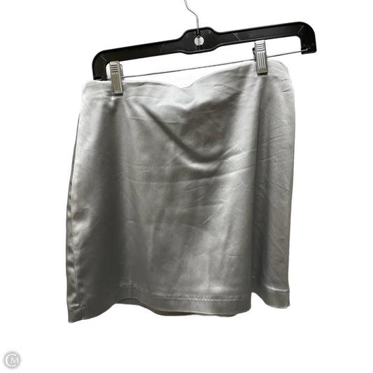 Skort By Abercrombie And Fitch In Silver, Size: 8