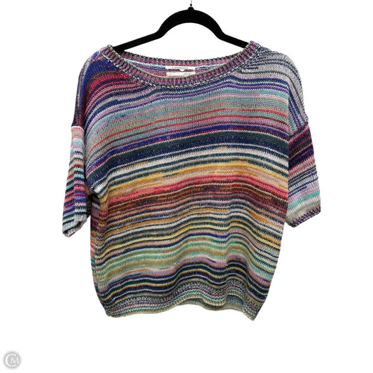 Sweater Short Sleeve By Anthropologie In Multi-colored, Size: S