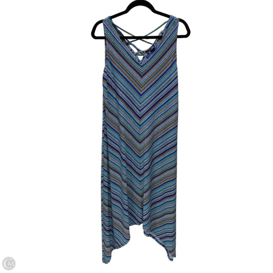 Dress Casual Short By Apt 9 In Geometric Pattern, Size: L