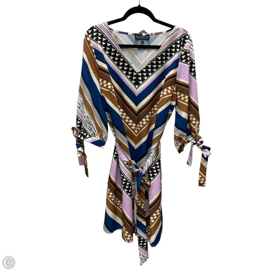 Dress Casual Short By Eloquii In Geometric Pattern, Size: L