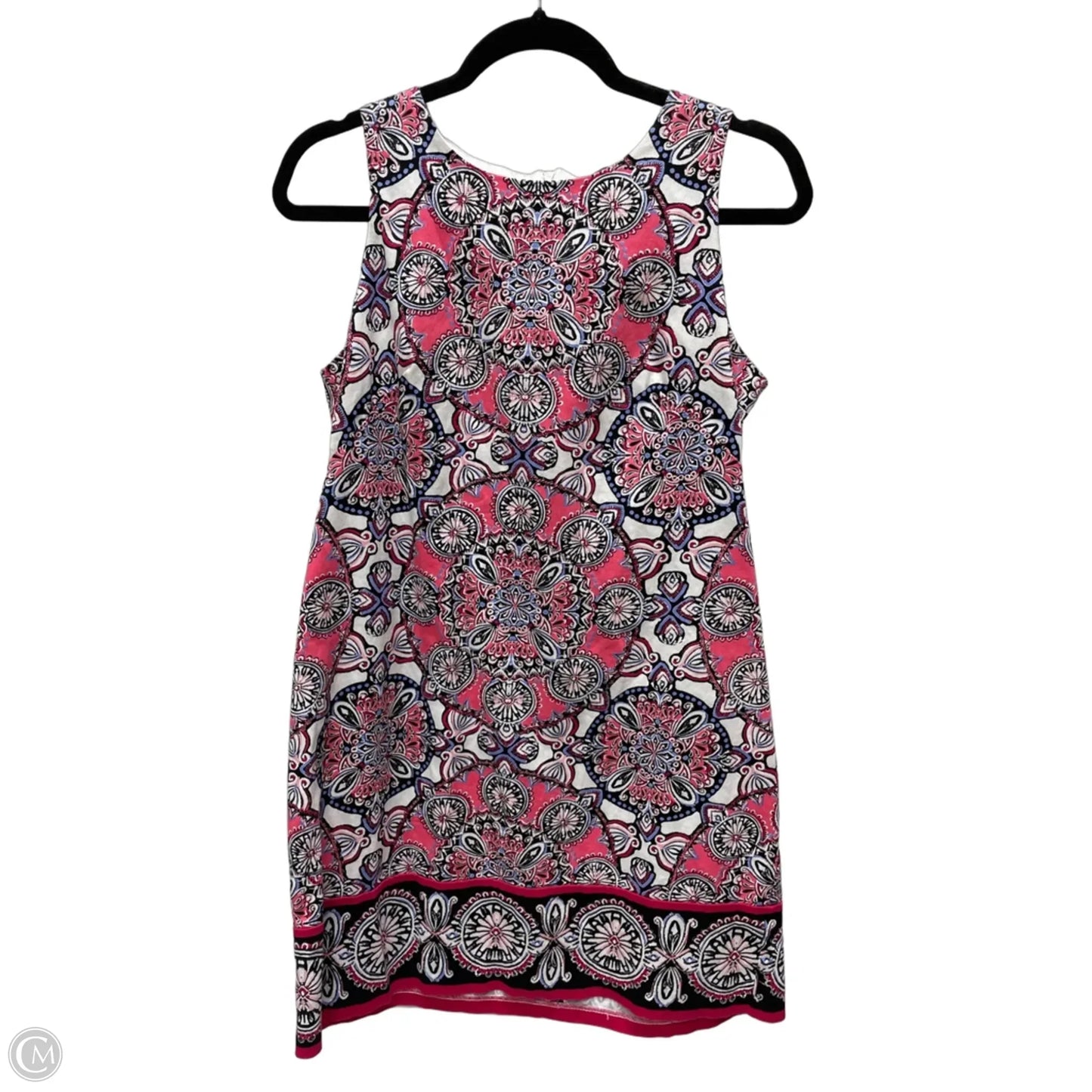 Dress Casual Short By London Times In Geometric Pattern, Size: M