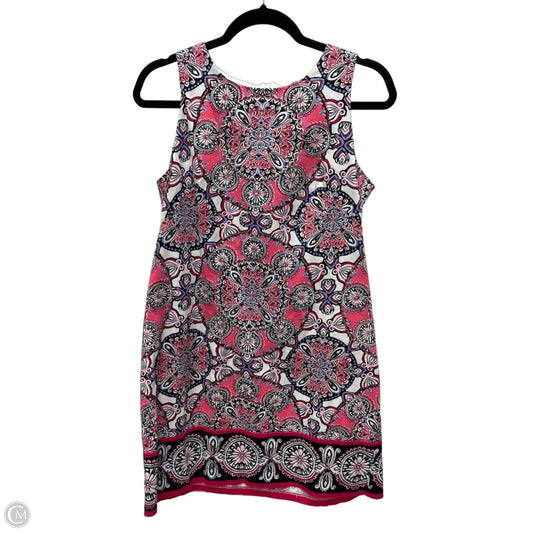 Dress Casual Short By London Times In Geometric Pattern, Size: M