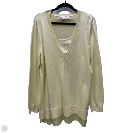 Sweater By J. Jill In Yellow, Size: L