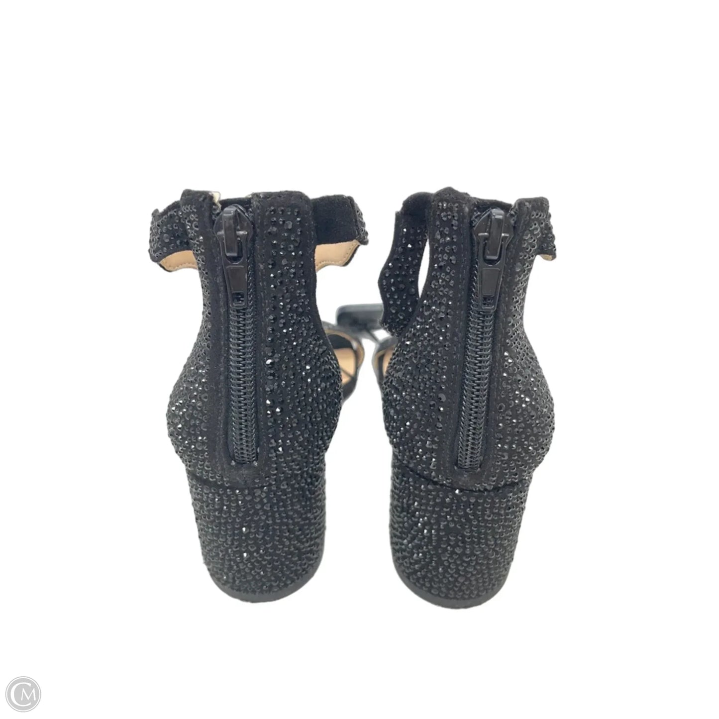 Sandals Heels Block By Inc In Black, Size: 6