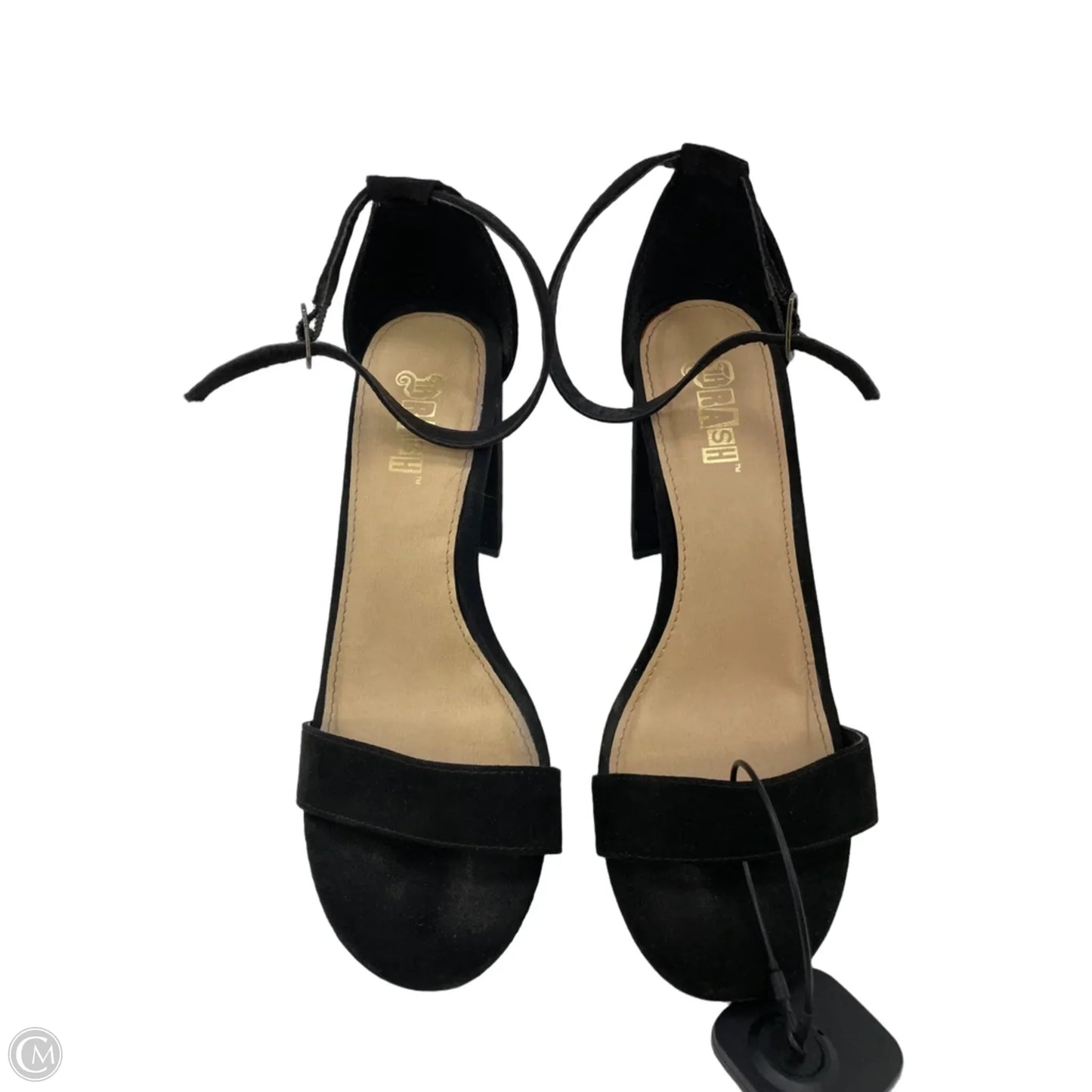 Sandals Heels Block By Brash In Black, Size: 8