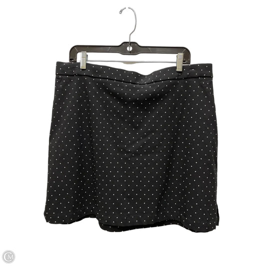 Skort By Rafaella In Polkadot Pattern, Size: 18
