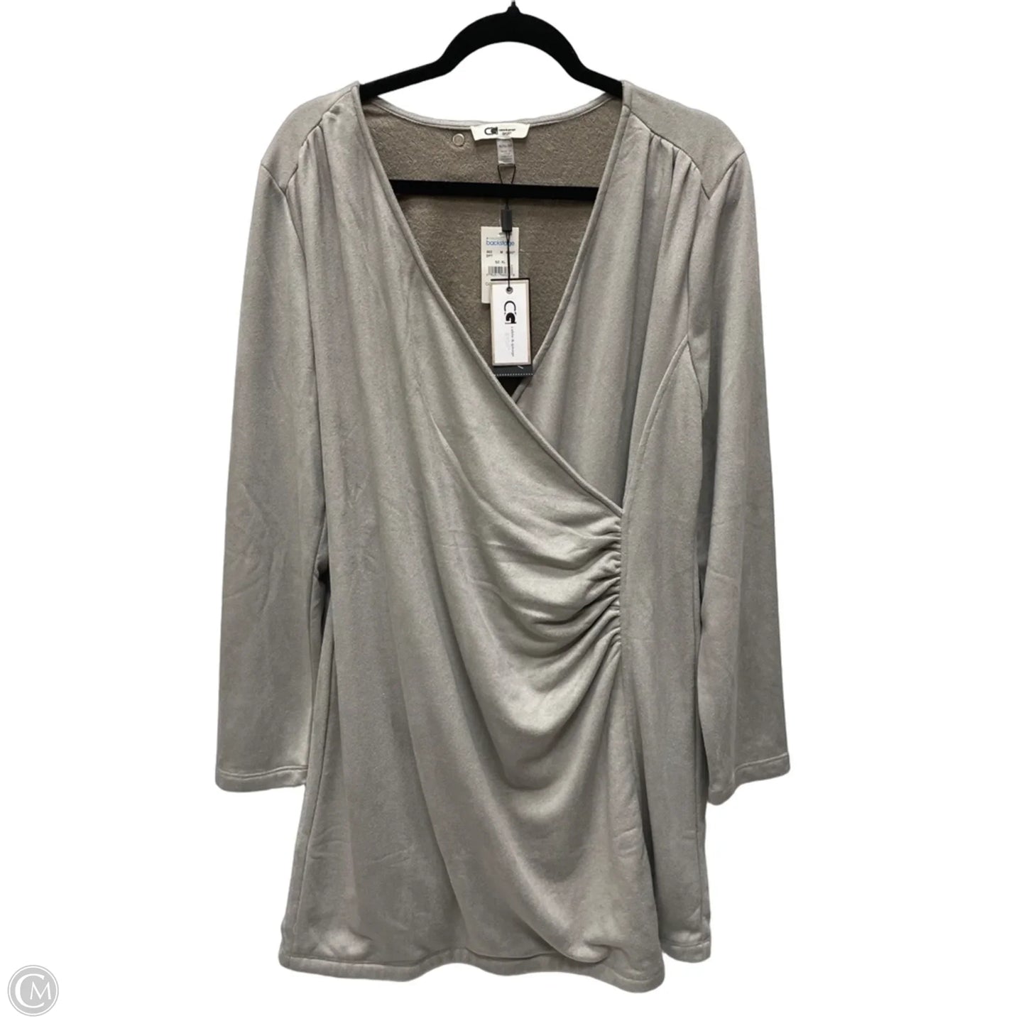 Dress Casual Short By Cable And Gauge In Taupe, Size: Xl