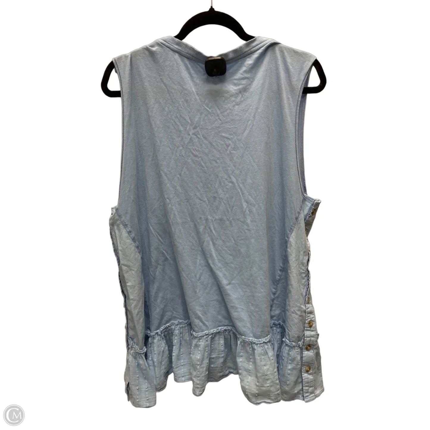 Top Sleeveless By Pilcro In Blue, Size: M
