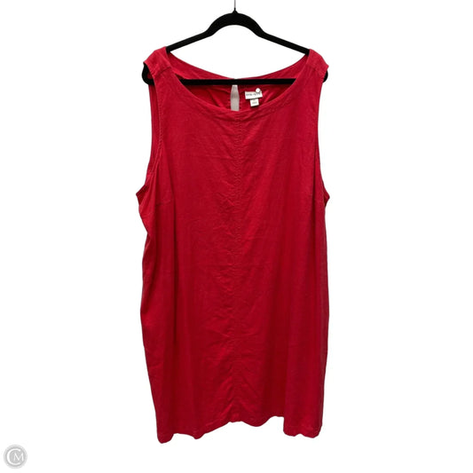 Dress Casual Short By Ava & Viv In Red, Size: 3x