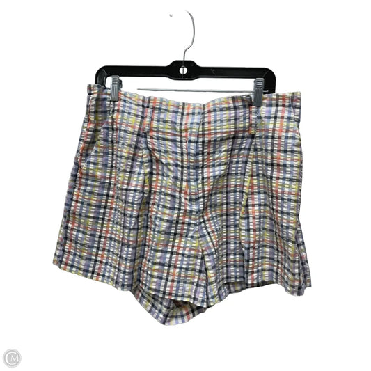 Shorts By Loft In Checkered Pattern, Size: 12