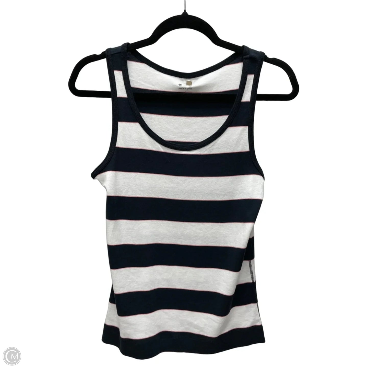 Tank Top By Three Dots In Striped Pattern, Size: S