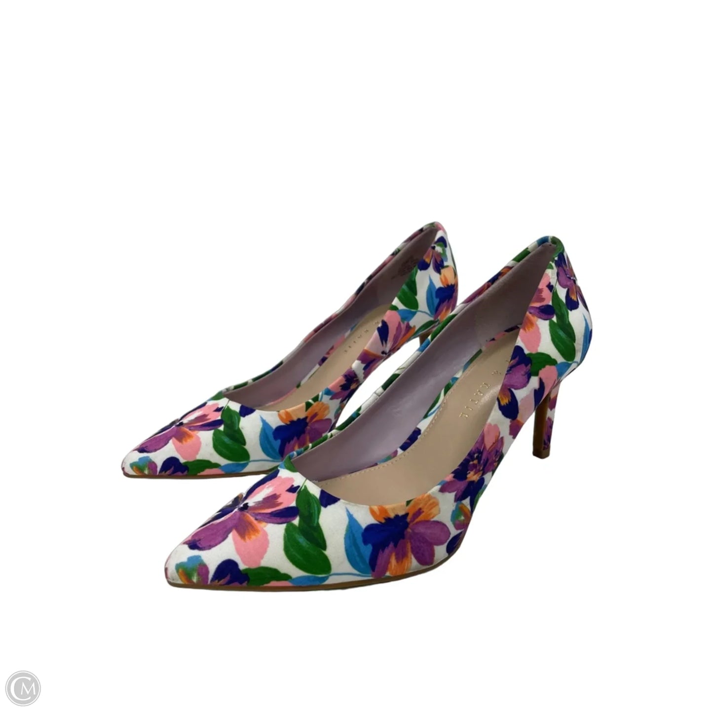 Shoes Heels Stiletto By Kelly And Katie In Floral Print, Size: 6.5